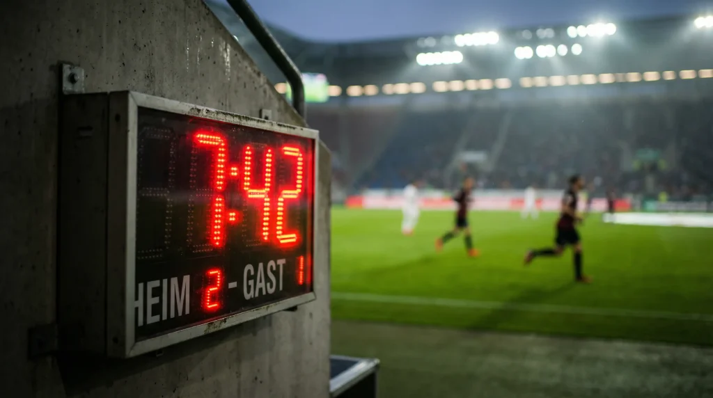 Live-Wettoberfläche mit Restzeitwetten und aktuellen Quoten für ein laufendes Spiel der 2. Bundesliga